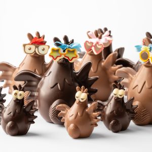Poule en chocolat